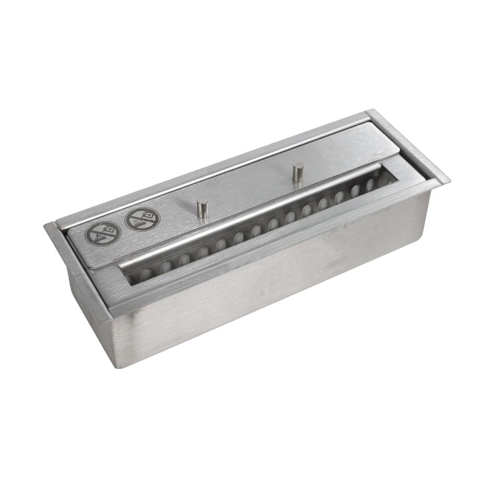 1,0 liter deluxe bioethanol burner in stainless steel