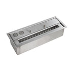 1,0 liter deluxe bioethanol burner in stainless steel