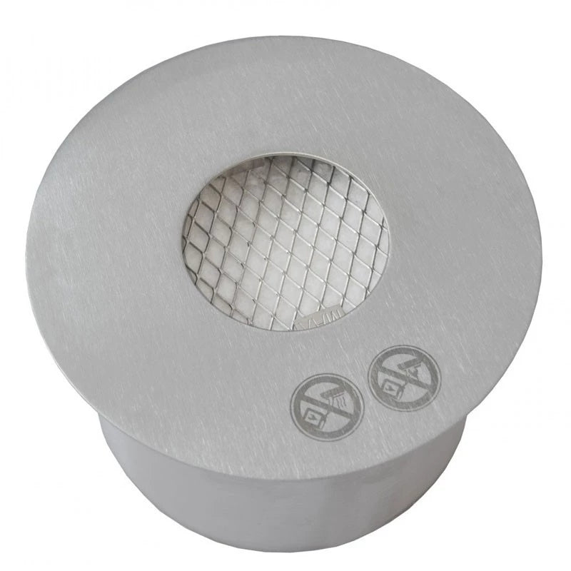 Small round burner in steel - Ø: 15 cm