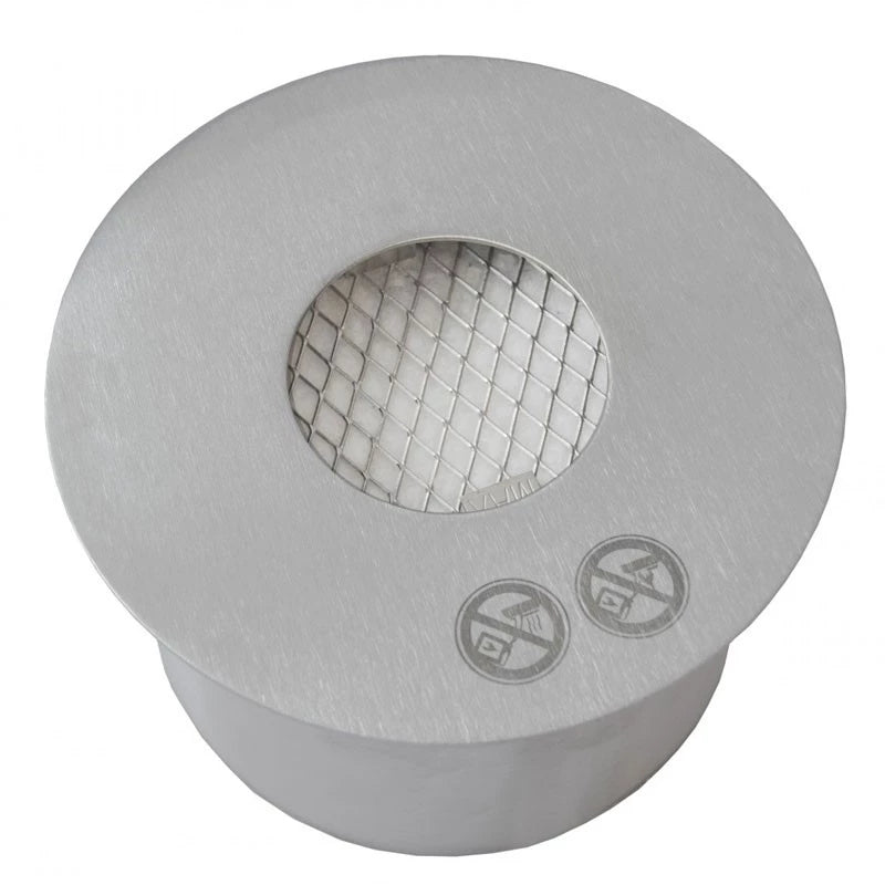 Round stainless steel bioethanol burner