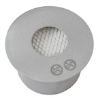 Round stainless steel bioethanol burner