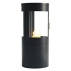 Columbus - Free-standing stove bio fireplace with 360-view