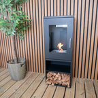 Cheyenne freestanding bioethanol fireplace in wood-burner stove style
