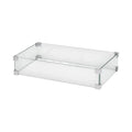 Safety glass for rectangular gas burner