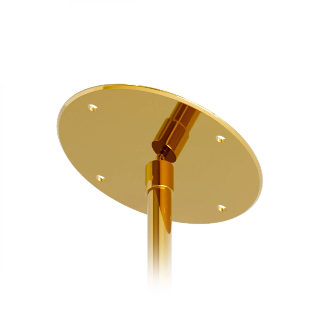 Aeris angled bracket in brass finish