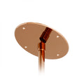 Aeris angled bracket in copper finish
