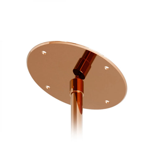 Aeris angled bracket in copper finish