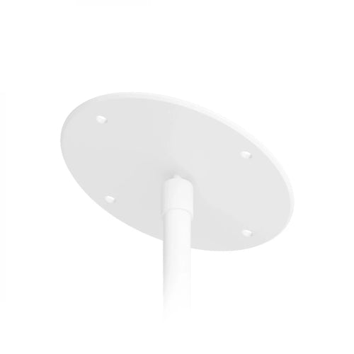 Aeris angled bracket in white finish