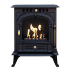 ScandiFlames Bergen - Free-standing bioethanol fireplace in cast iron construction