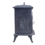 ScandiFlames Bergen - Free-standing bioethanol fireplace in cast iron construction