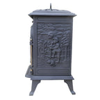 ScandiFlames Bergen - Free-standing bioethanol fireplace in cast iron construction