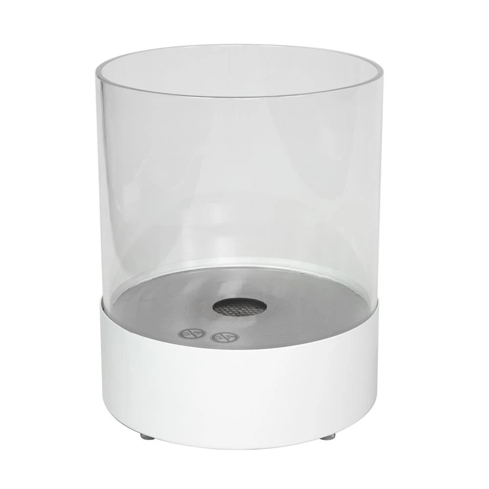 Southwark White - Round tabletop bioethanol fireplace