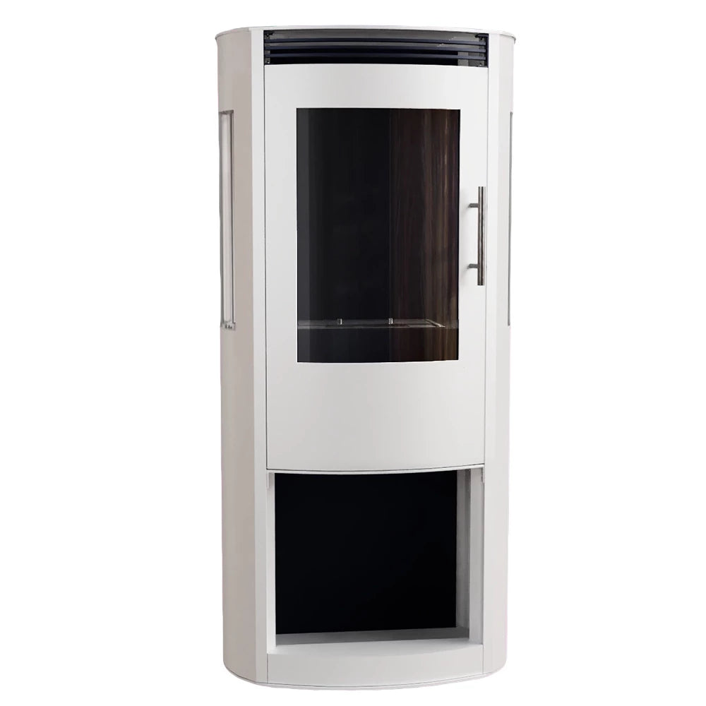 Lincoln - White bioethanol wood-burning stove
