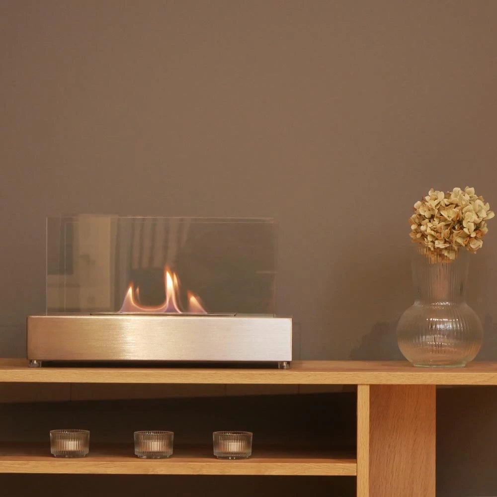 Lambeth Steel - Small Tabletop Bioethanol Fire