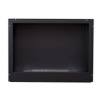 Black Surtur 23 inch bioethanol fireplace insert for freestanding stoves