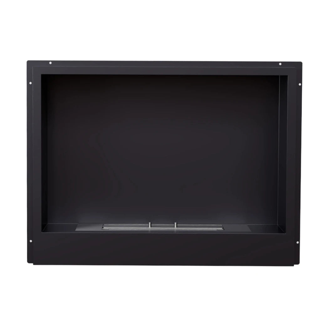 Black Surtur 23 inch bioethanol fireplace insert for freestanding stoves