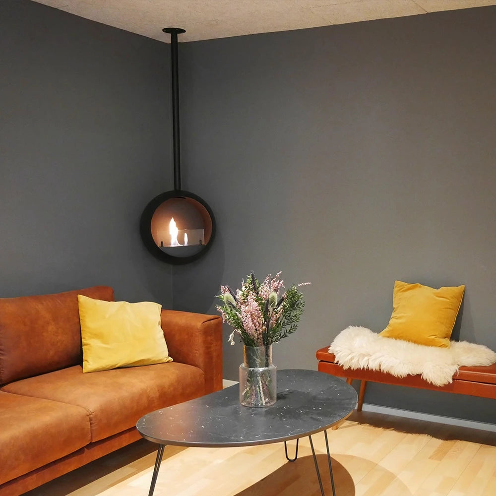 Edmonton Suspended bioethanol fireplace