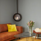 ScandiFlames Edmonton 2-sided suspended bioethanol fireplace