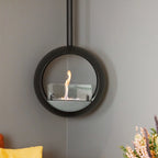 ScandiFlames Edmonton 2-sided suspended bioethanol fireplace