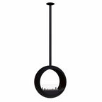 ScandiFlames Edmonton 2-sided suspended bioethanol fireplace