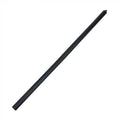Ceiling rod, 125 cm length, black finish for fireplaces