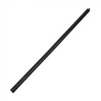 Ceiling rod, 125 cm length, black finish for fireplaces