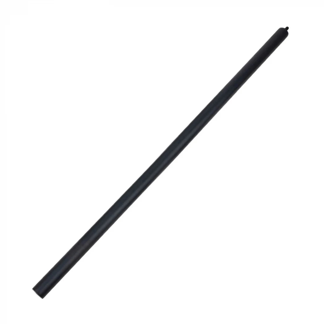Ceiling rod, 125 cm length, black finish for fireplaces