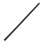 Ceiling rod, 150 cm length, black finish for fireplaces