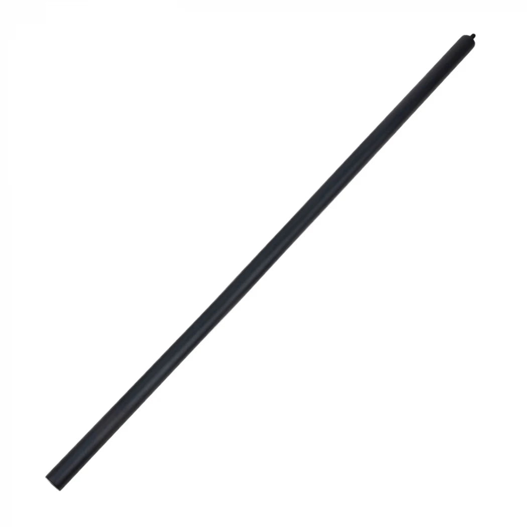 Ceiling rod, 150 cm length, black finish for fireplaces