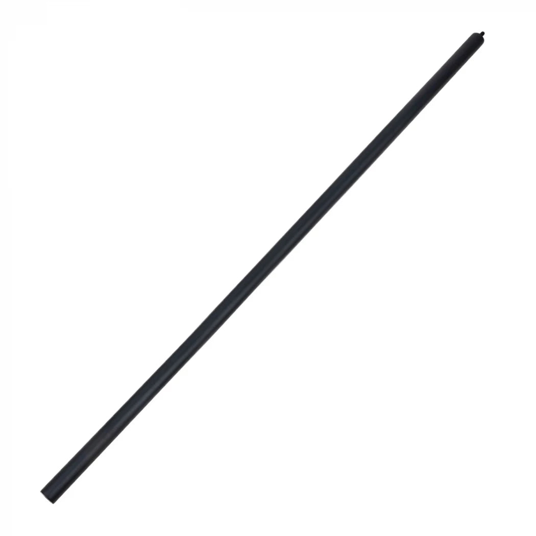 Ceiling rod, 175 cm length, black finish for fireplaces