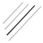 Ceiling rod, 175 cm length, black finish for fireplaces