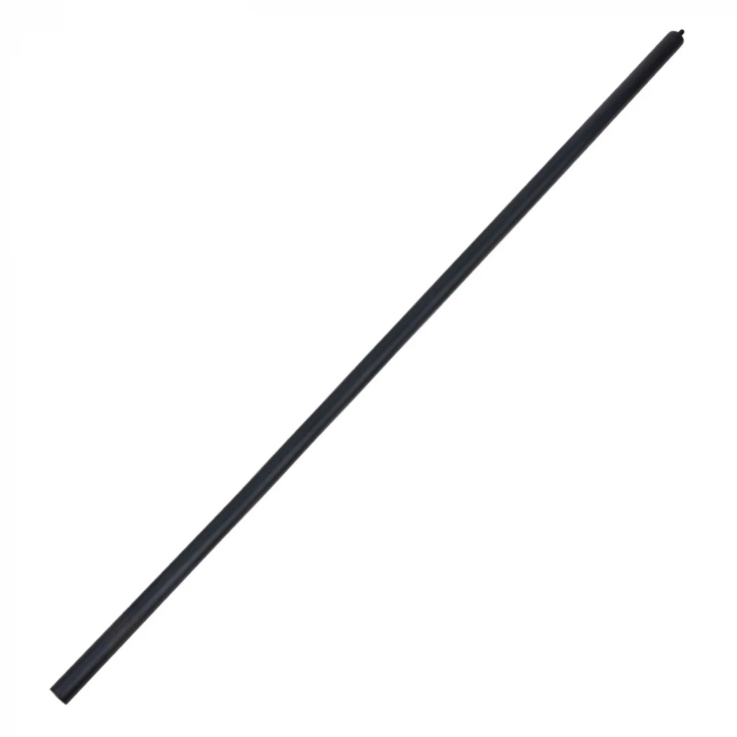 Ceiling rod, 200 cm length, black finish for fireplaces