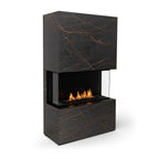 Planika Stone Daze bioethanol with a ceramic frame in marble look