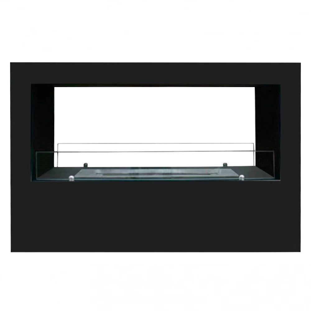 ScandiFlames Lansing XL - Black Bioethanol Fireplace