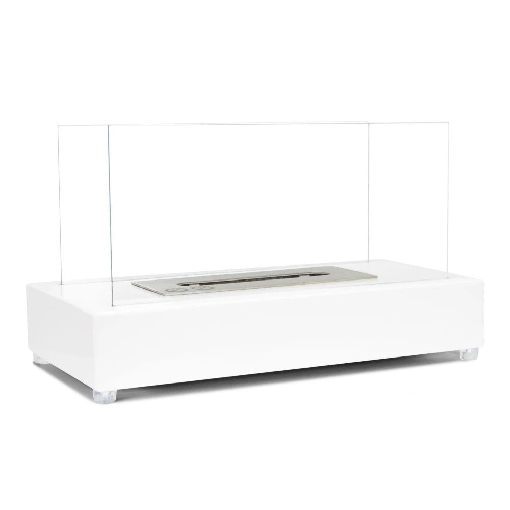 Lambeth White - Small Tabletop Bio Fireplace