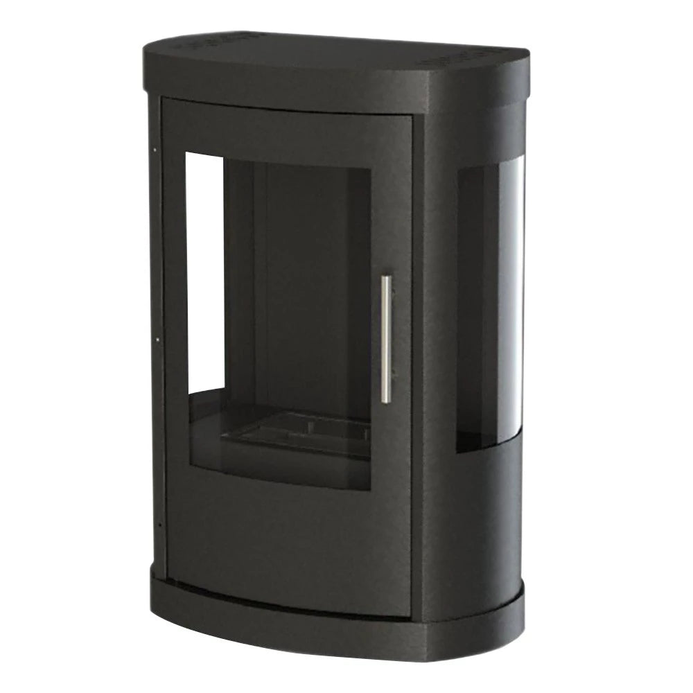 Oregon - Wall-mounted bioethanol wood-burner style fireplace