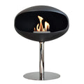 Cocoon Pedestal bio fireplace in black