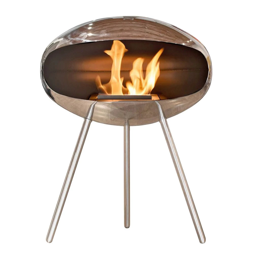 Cocoon Terra fire in polished steel