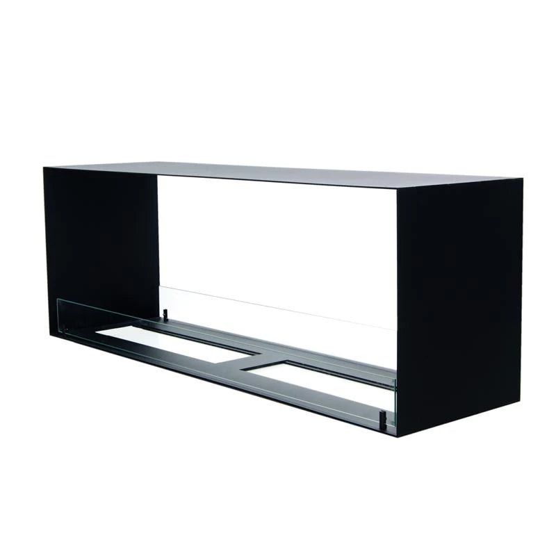 Foco Two 1400 Double – extra-wide built-in bioethanol fireplace with two burners