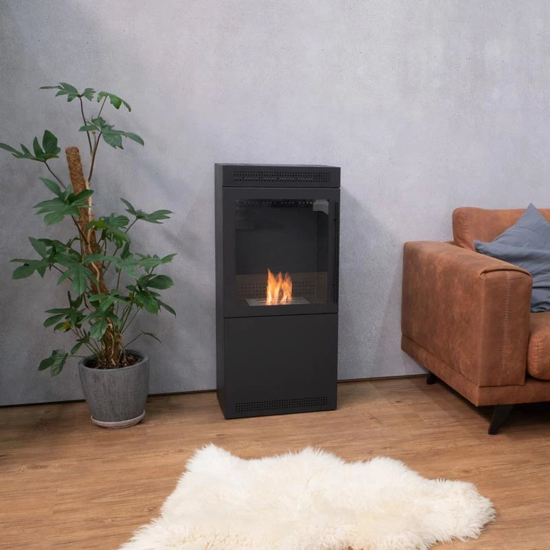 Jackson Ethanol stove in square design