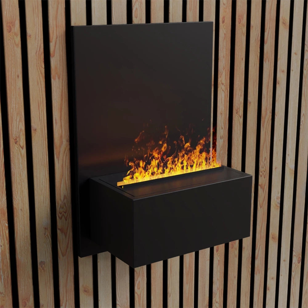 ScandiFlames Electric Brekke Black Water Vapour Fireplace