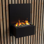 ScandiFlames Electric Brekke Black Water Vapour Fireplace