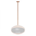 Polished Copper Ceiling Mount and Rod for Cocoon Fires Bioethanol Fireplaces