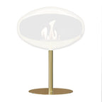 Polished Brass Stand for Cocoon Pedestal Bioethanol Fireplace