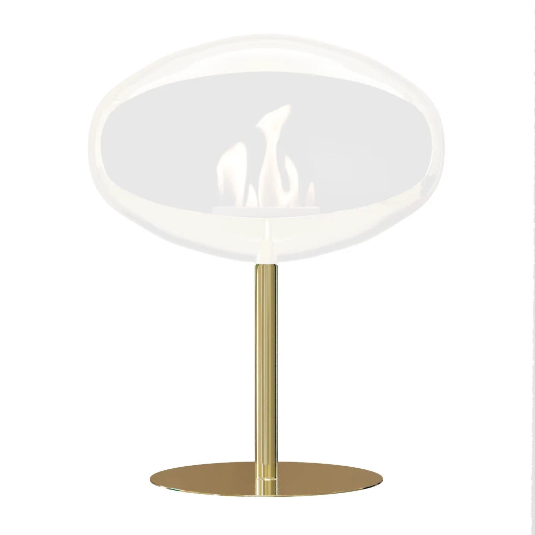 Polished Brass Stand for Cocoon Pedestal Bioethanol Fireplace
