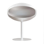Cocoon Fires Pedestal Free-standing Bioethanol Fireplace in White