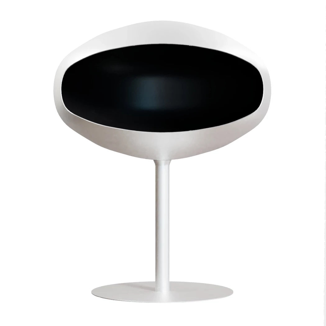 Cocoon Fires Pedestal Free-standing Bioethanol Fireplace in White