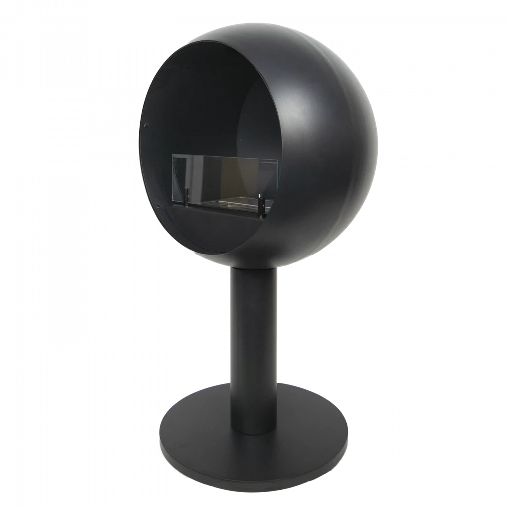 Edmonton Bioethanol Fireplace - Freestanding fireplace with sphere-shaped frame