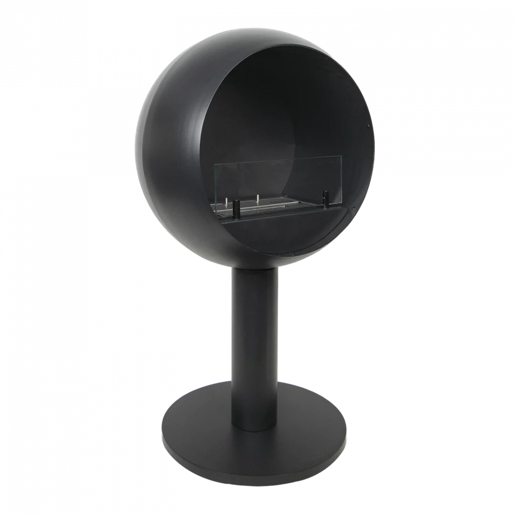 Edmonton Bioethanol Fireplace - Freestanding fireplace with sphere-shaped frame