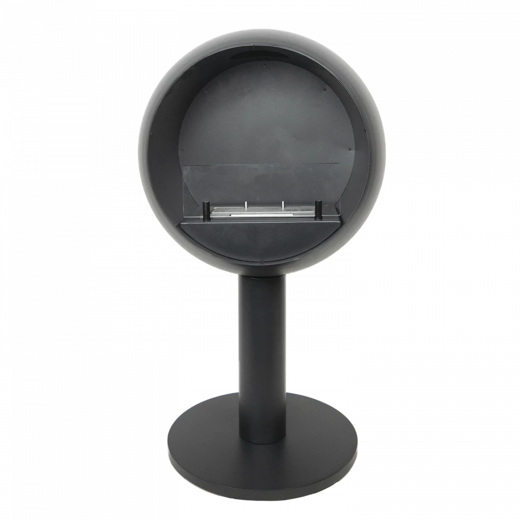 Edmonton Bioethanol Fireplace - Freestanding fireplace with sphere-shaped frame